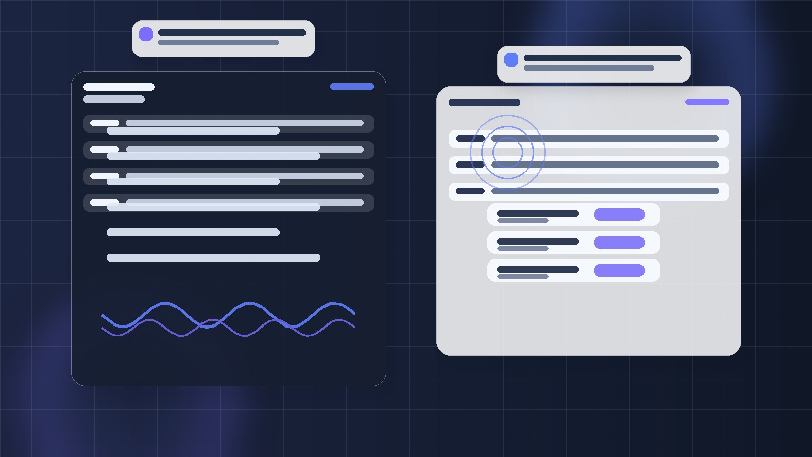 Grafika przedstawiająca SalesMetrics i analizę rozmów wspieraną przez AI